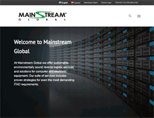 Tablet Screenshot of mainstream-global.com